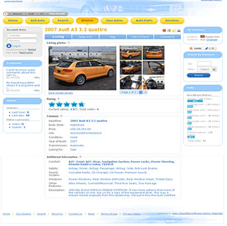 Auto Classifieds Website Design CMS Auto Classifieds Website Design CMS|website design